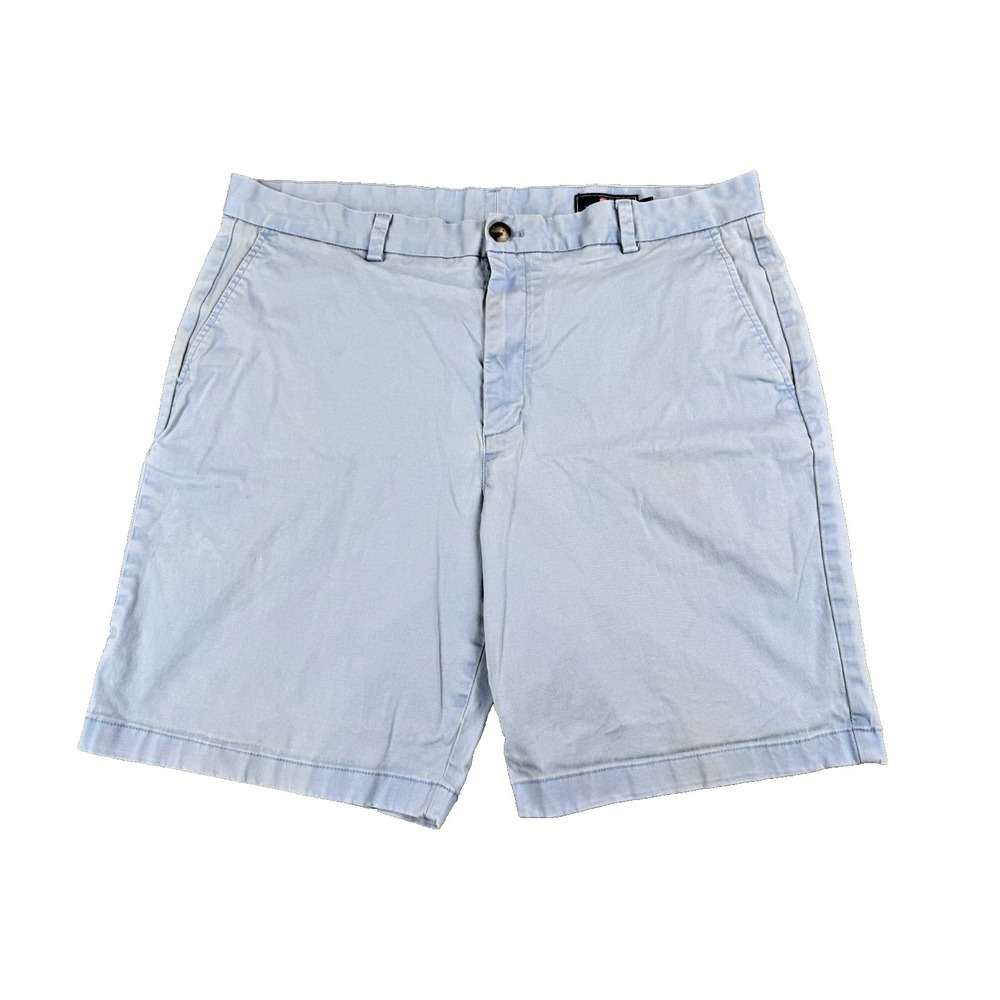 Vineyard Vines By Ian And Shep Men's Size 38 Chino Style Breaker Shorts Blue